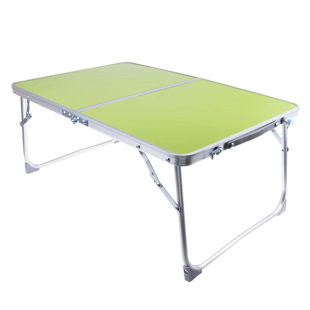 Aluminum Camping Folding Table Portable Breakfast Serving Tray Lightweight Bed Desk for Eating Outdoor Picnic Table for Camping