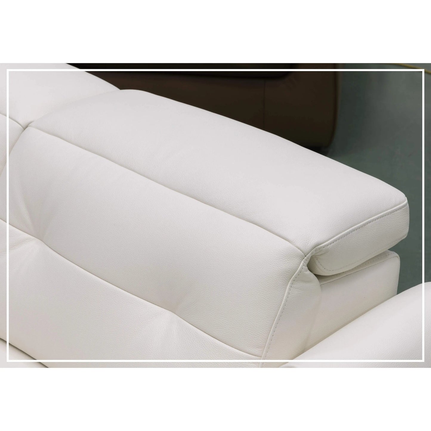 Klaussner Bravello Leather Motion Power Reclining Sofa