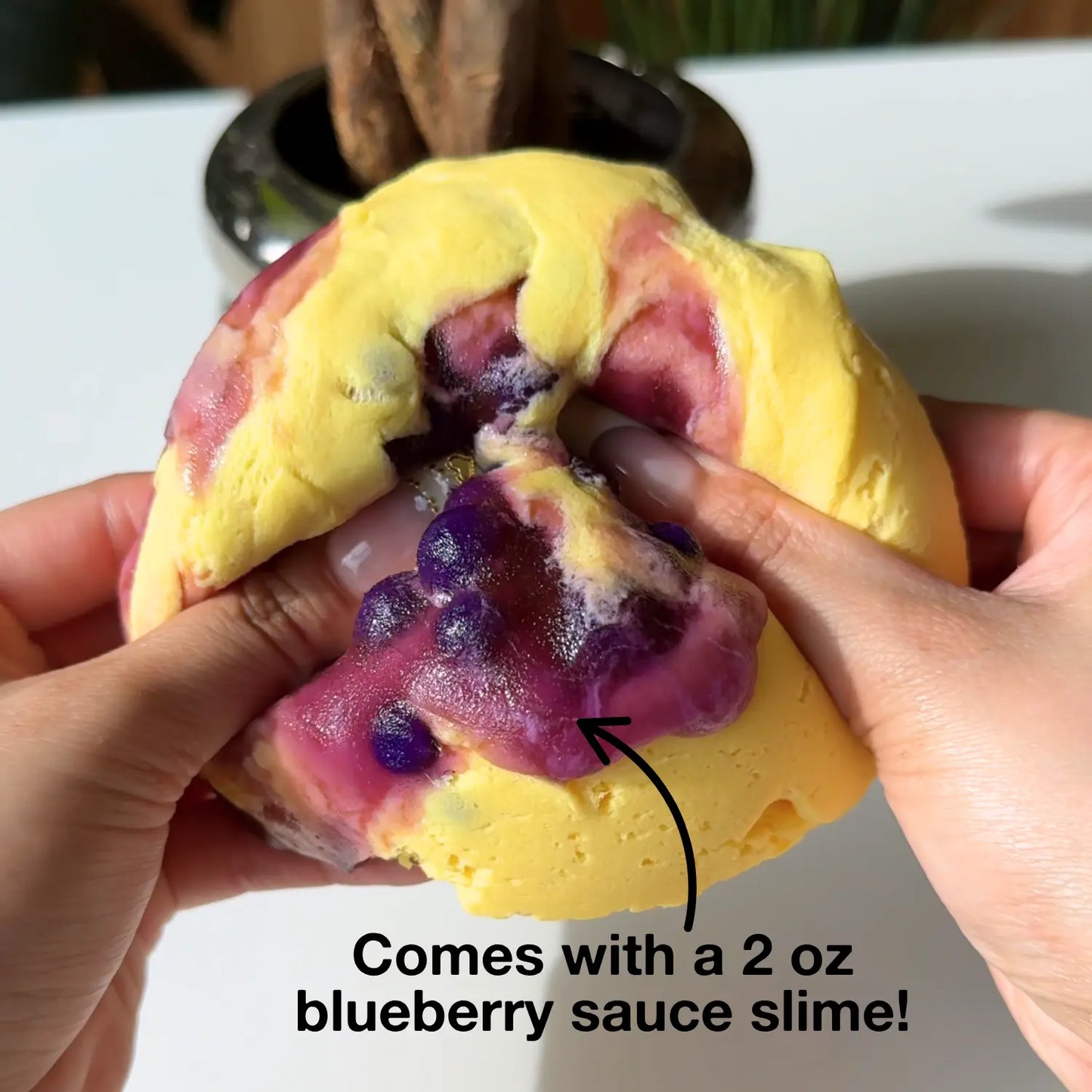 Lemon Blueberry Loaf - OG Slimes 7 Oz Cloud Creme Slime