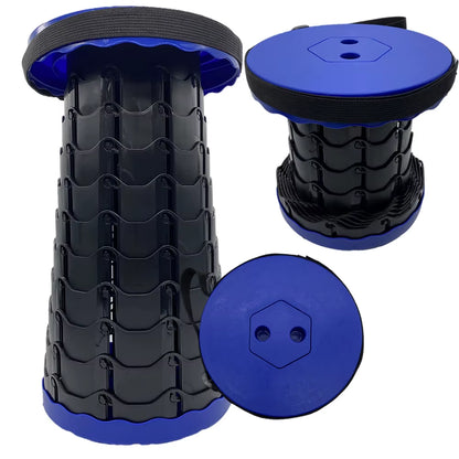 Outdoor Furniture Retractable Stool Chairs Portable Stool Lounge Folding Chair Camping Stool Foldable Convenient Fishing Chair