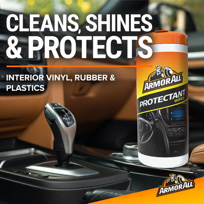 Original Protectant Wipes by , Car Interior Cleaner Wipes with UV Protection to Fight Cracking & Fading, 30 Count