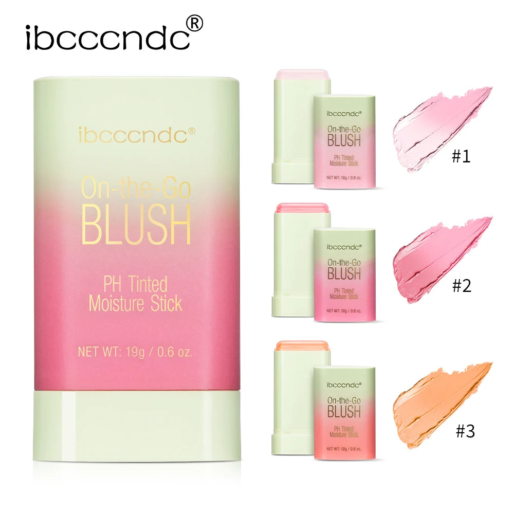 Temperature Change 3-In-1 Cheek Lip Tinted Pixiblush Stick Temperature Change Blush Makeup Products Cosmetic Palette Stick Face