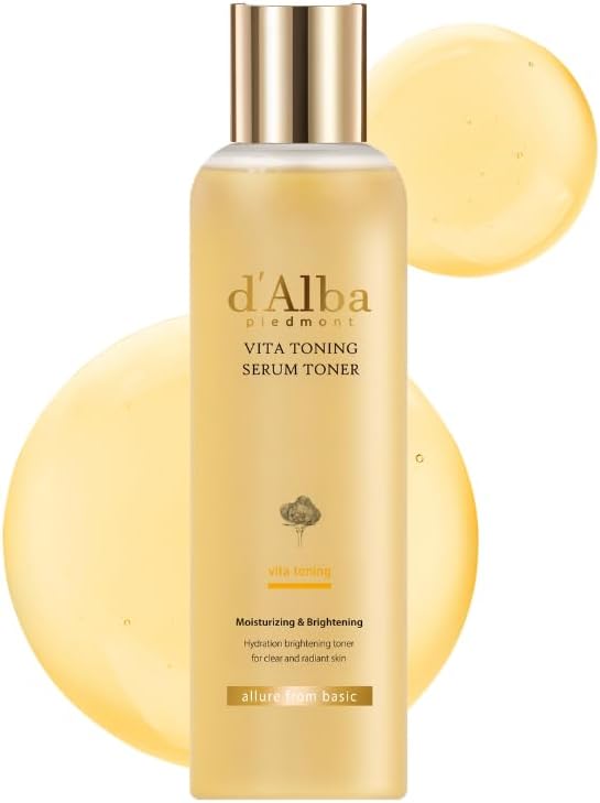 White Truffle Moisturizing Vita Toning Serum Toner, Glass Skin with Double Vitamin Skincare, Face Moisturizer, Korean Skin Care (180Ml)