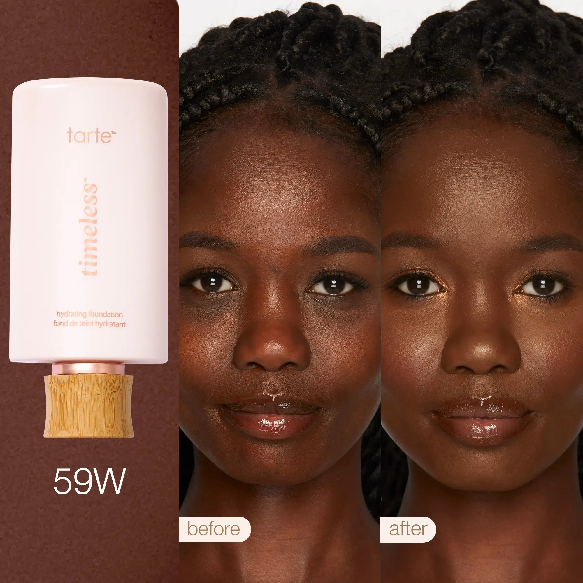 Tarte Timeless Hydrating Foundation & Serum Foundation Brush - Full Coverage Serum Foundation + FREE Brush
