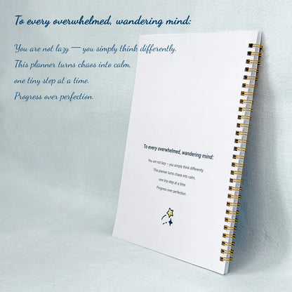 2026 ADHD Cleaning Planner & Declutter Workbook for Adults an Kids – Daily, Weekly, Monthly & Seasonal Cleaning Checklists with Reward System, Time Blocking, Habit Tracker & Home Organization Routine Beautiful Design