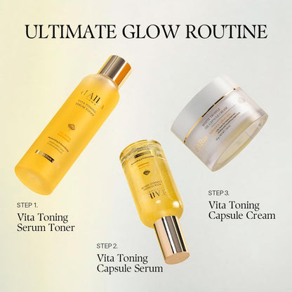 White Truffle Moisturizing Vita Toning Serum Toner, Glass Skin with Double Vitamin Skincare, Face Moisturizer, Korean Skin Care (180Ml)