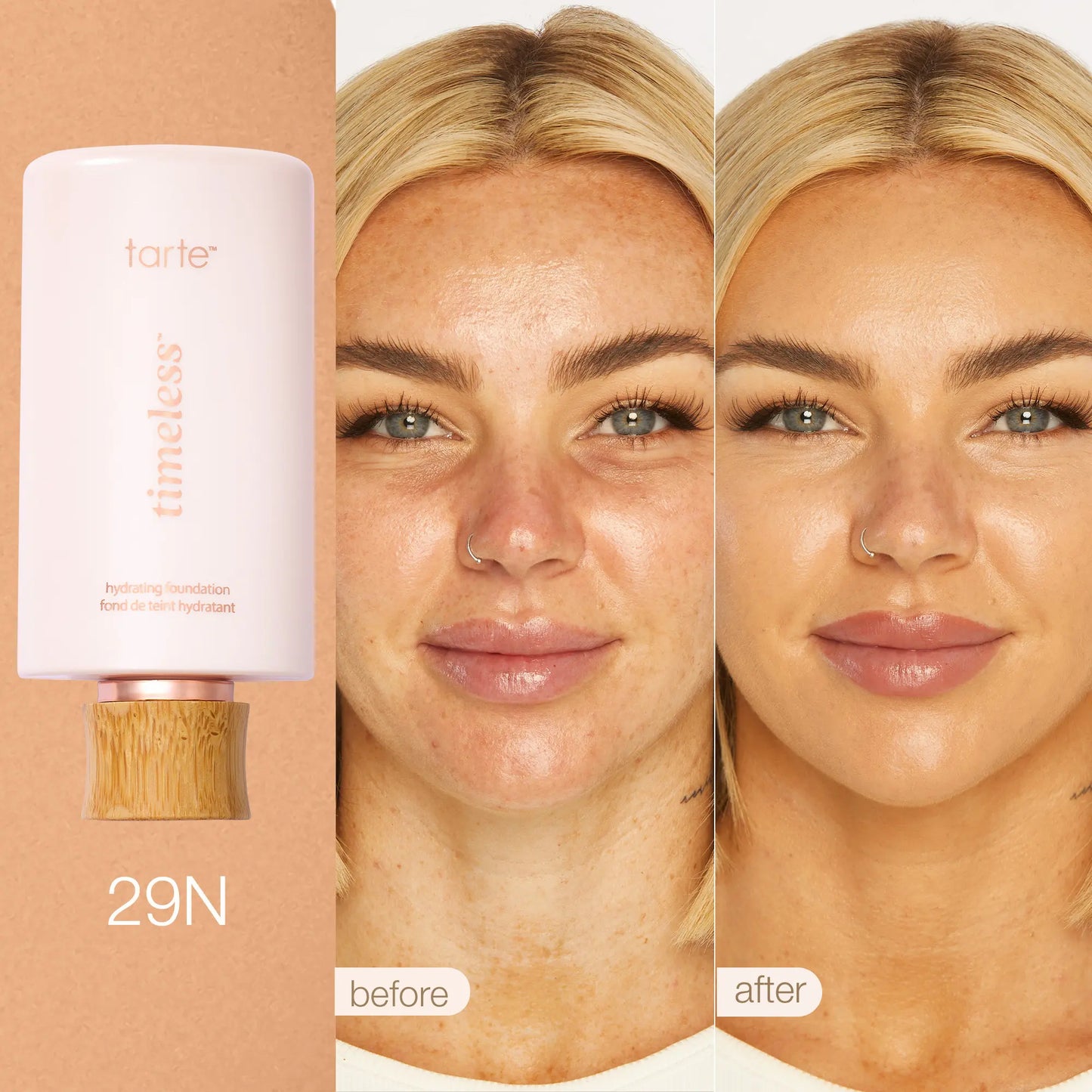 Tarte Timeless Hydrating Foundation & Serum Foundation Brush - Full Coverage Serum Foundation + FREE Brush