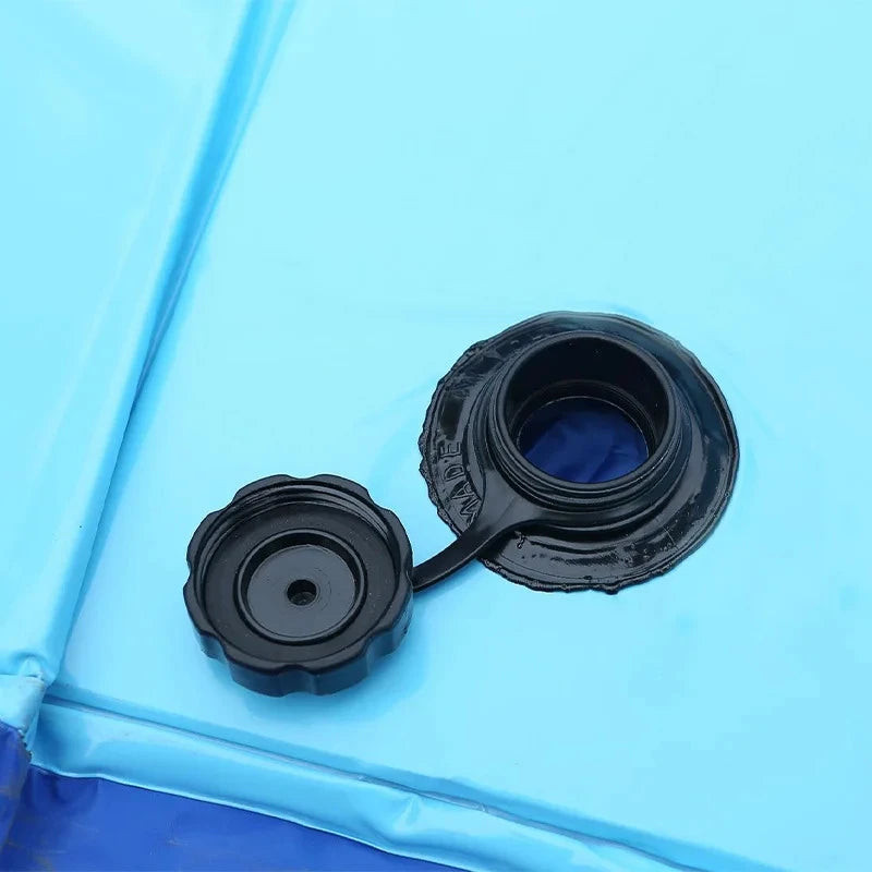 Portable Foldable Outdoor Pet Cleaning Pool - Hard Plastic Swimming & Bathing Tub - Ideal for Pet Baths & Kiddie Fun