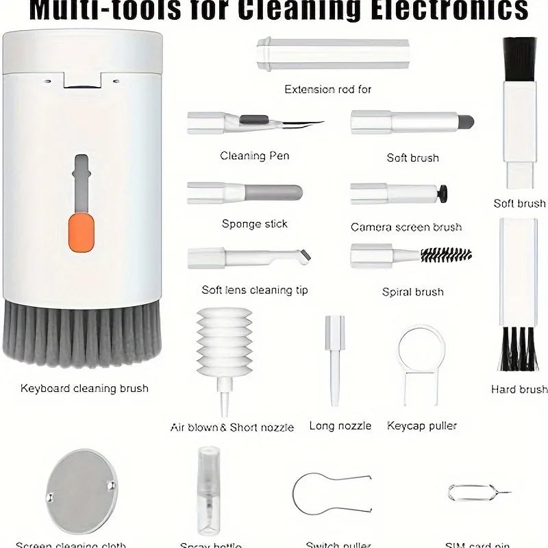 20 in 1 Digital Camera Headset Mobile Phone Laptop Keyboard Cleaning Tool Set Cleaning Brush Clean Pen for Airpods Pro