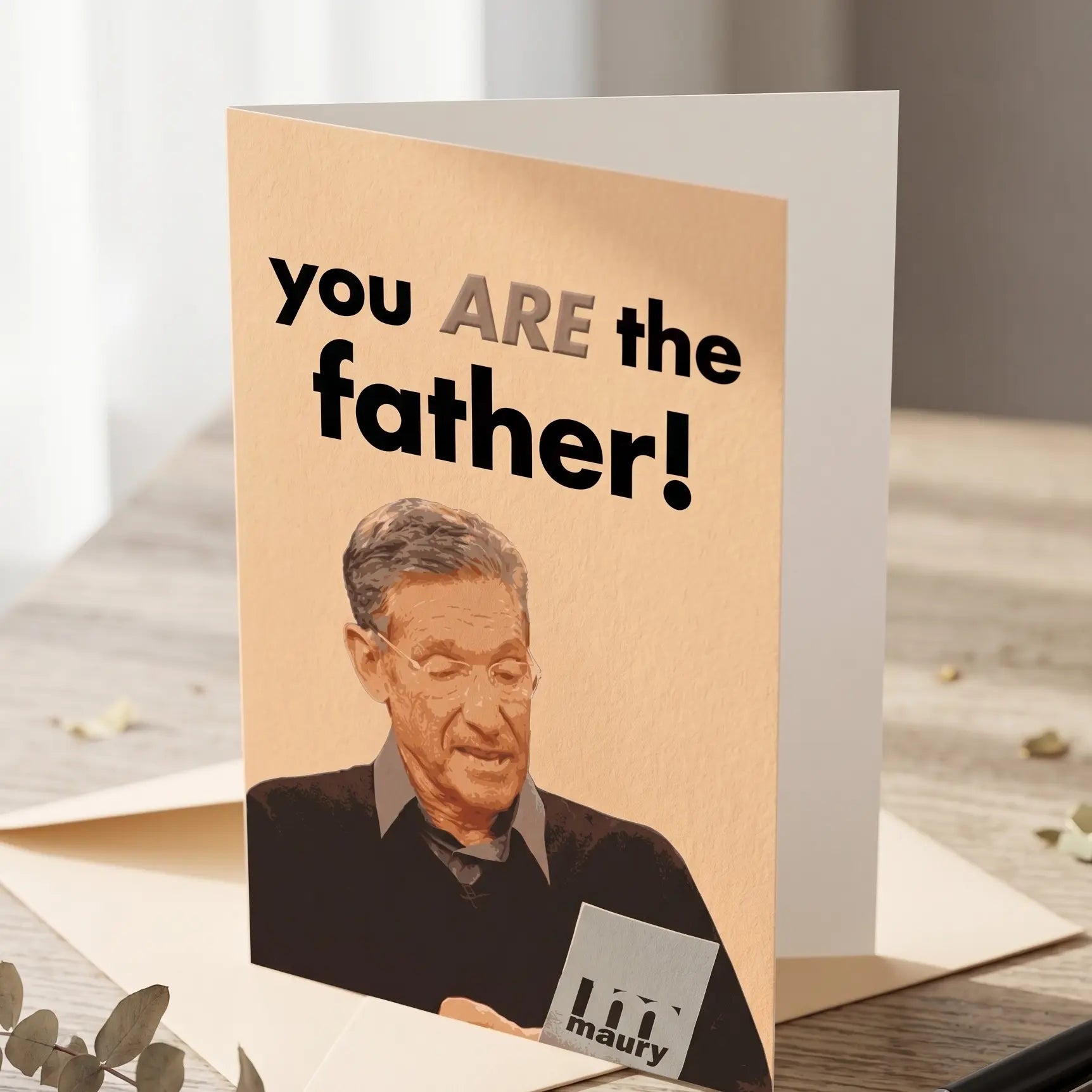 (5 X 7 Inch)Funny Father'S Day Card, Nursing Home Humor, Sibling Rivalry Card for Dad, Handmade Funny Card for Dad