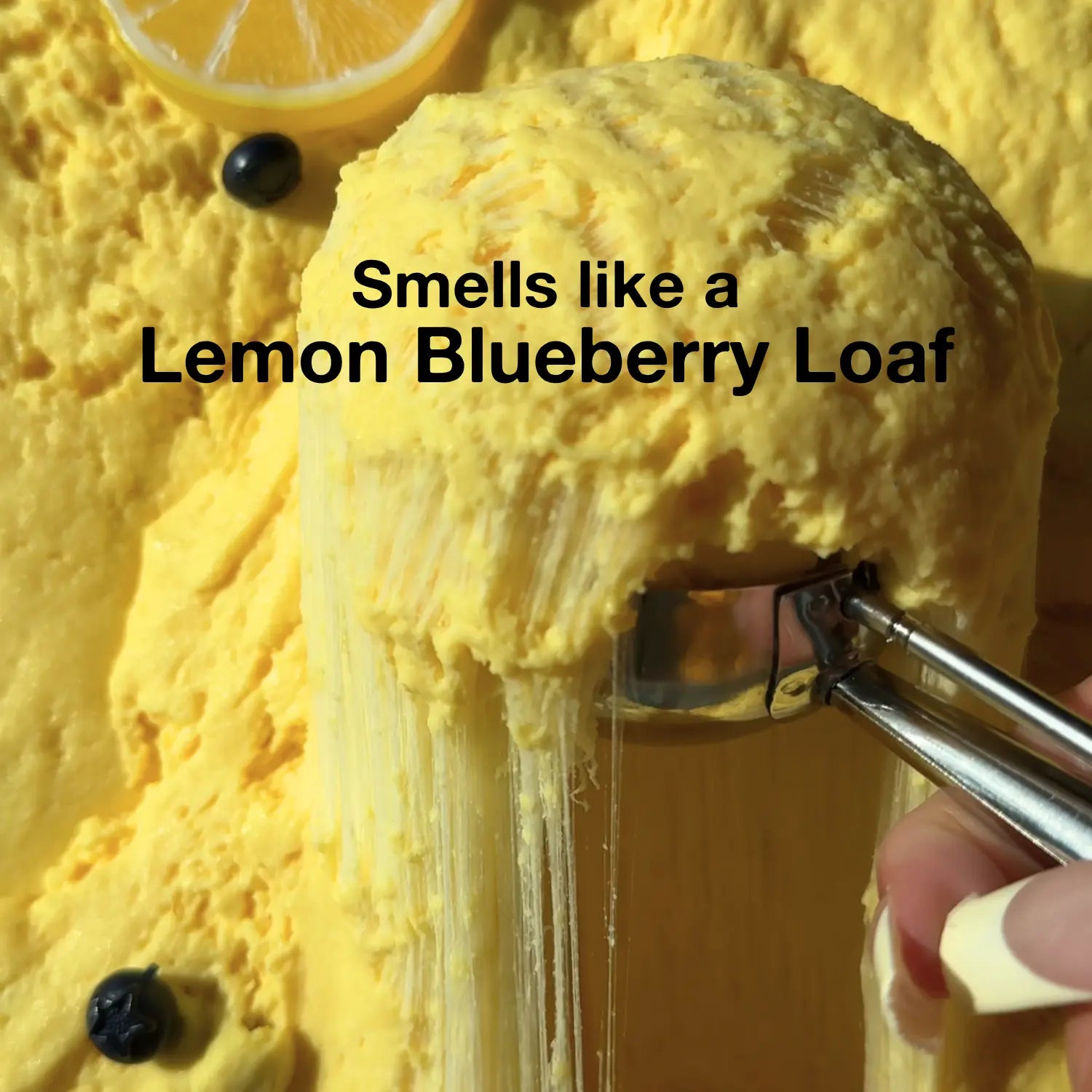 Lemon Blueberry Loaf - OG Slimes 7 Oz Cloud Creme Slime