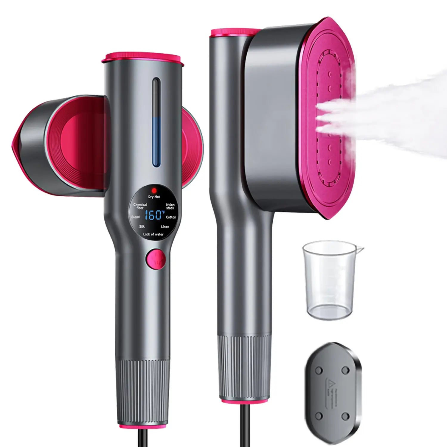 Dr.Flash Garment Steamer for Clothes, Portable Travel Clothing Steamer Iron, 7 Mode with LED Display, 5S Fast Heating, 90° Swivel Handle, New Year Gift,Summervibes Summerwins