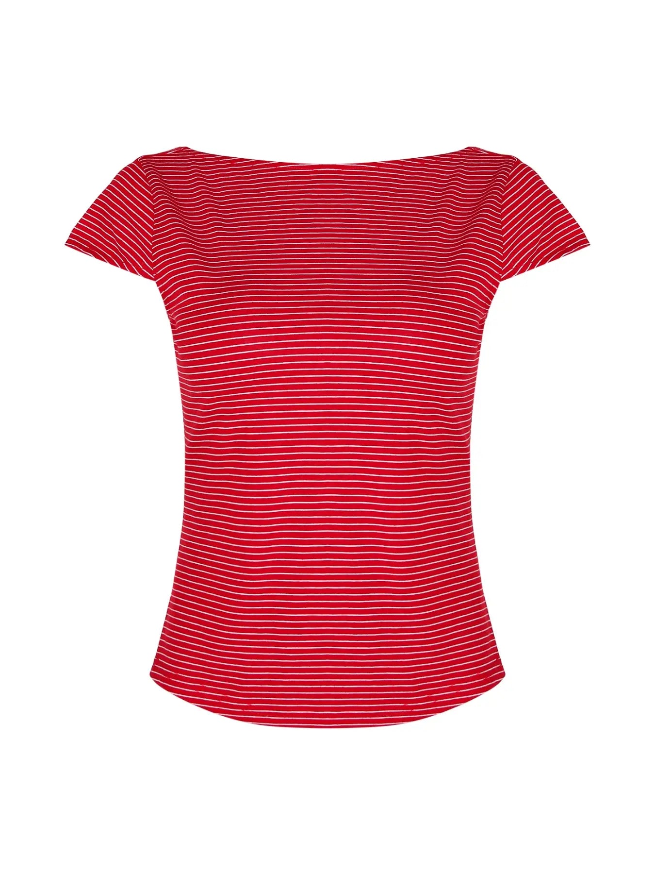 Striped Backless Short Sleeve Fitted T-Shirt Casual Chic Minimalist Summer Top Women'S Fashion Tee Womenswear