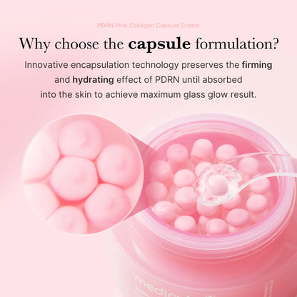 [Medicube] Salmon DNA Home Aesthetic Duo ㅣ Glass Glow Salmon DNA Facial Skincare Set with PDRN Exosome Shot + PDRN Pink Collagen Capsule Cream