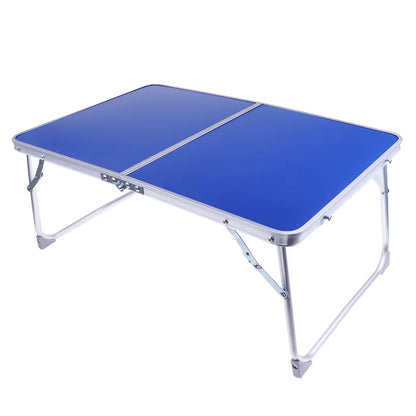 Aluminum Camping Folding Table Portable Breakfast Serving Tray Lightweight Bed Desk for Eating Outdoor Picnic Table for Camping