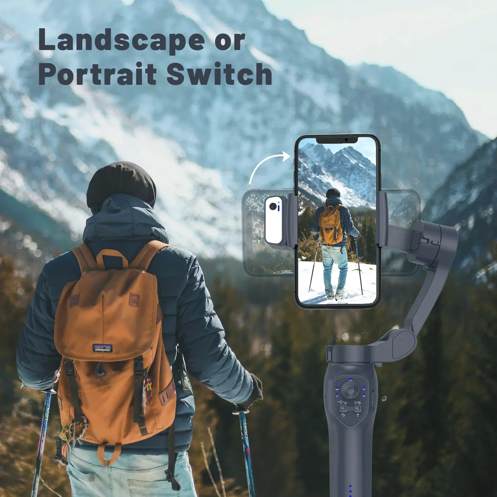 Portable Ll7Cpro 3 for Axis AI Gimbal Stabilizer New Foldable Auto Face Tracking Video Recording Device for Android Mobile Phone Selfie