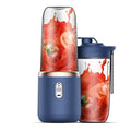 400ML Kitchen Tool Portable Small Electric Juicer Stainless Steel Blade Cup Juicer Fruit Automatic Smoothie Blender