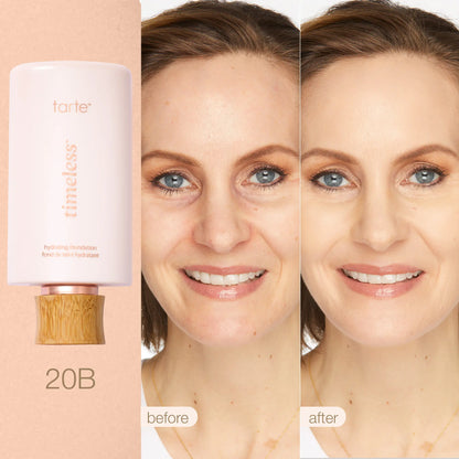 Tarte Timeless Hydrating Foundation & Serum Foundation Brush - Full Coverage Serum Foundation + FREE Brush