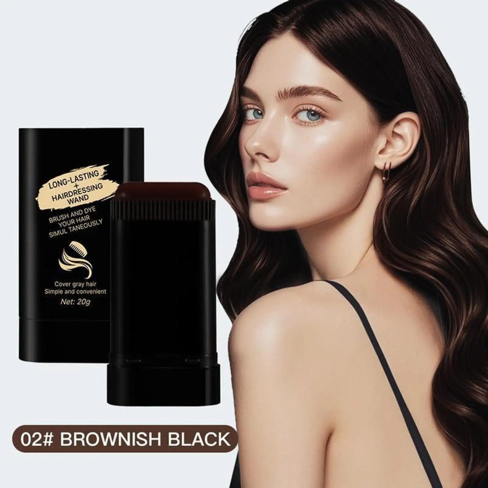 Hair Dye Comb,Disposable Hair Dye Penwaterproof Sweatproof,Easy to Color Portable Fastreplenishment Color Does Not Fall Out Stick Lid Storage.