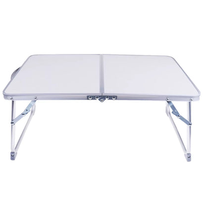 Aluminum Camping Folding Table Portable Breakfast Serving Tray Lightweight Bed Desk for Eating Outdoor Picnic Table for Camping