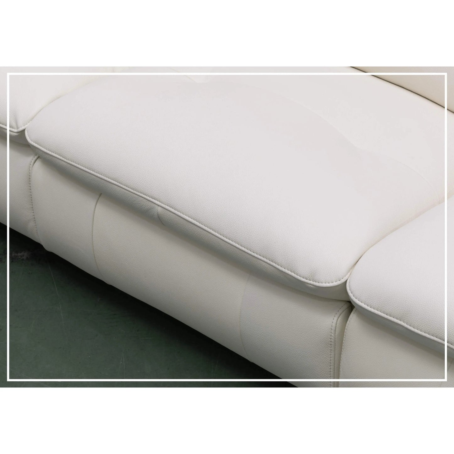 Klaussner Bravello Leather Motion Power Reclining Sofa