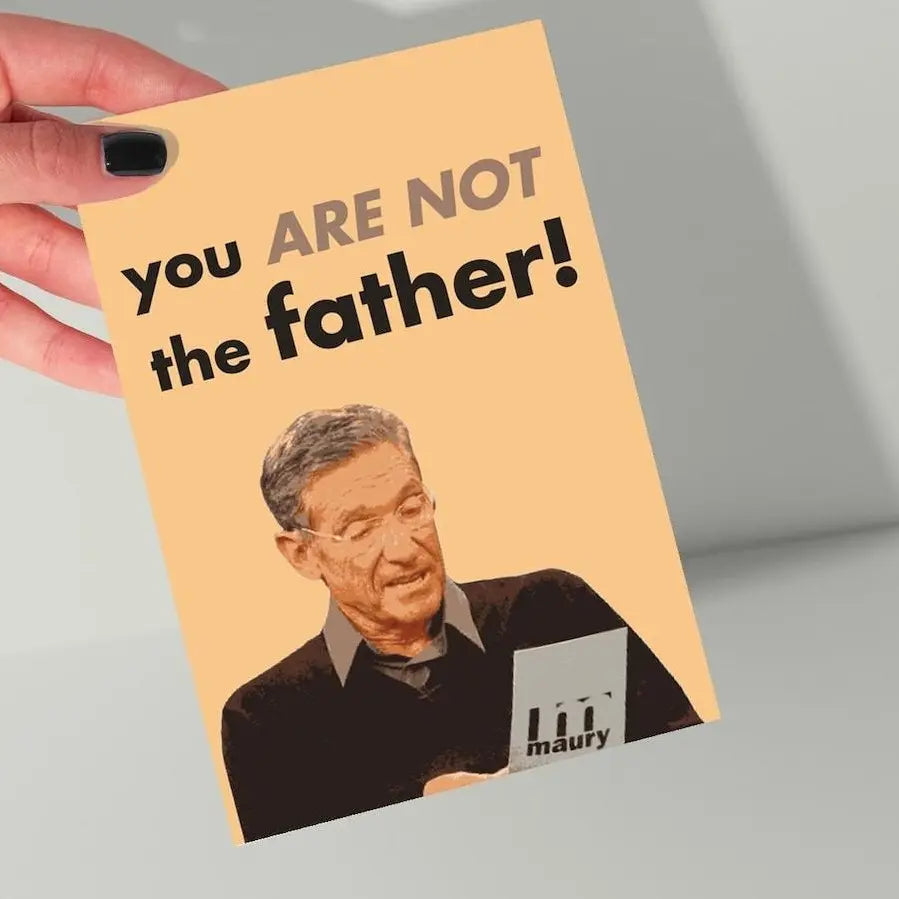 (5 X 7 Inch)Funny Father'S Day Card, Nursing Home Humor, Sibling Rivalry Card for Dad, Handmade Funny Card for Dad