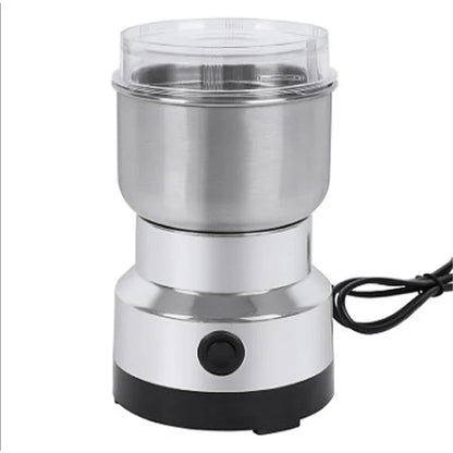 Mini Electric Grinder 300Ml Ultrafine Pulverizer for Baby Food Coffee Spice Pepper Grain Mill with 2/4 Blades for Household Use