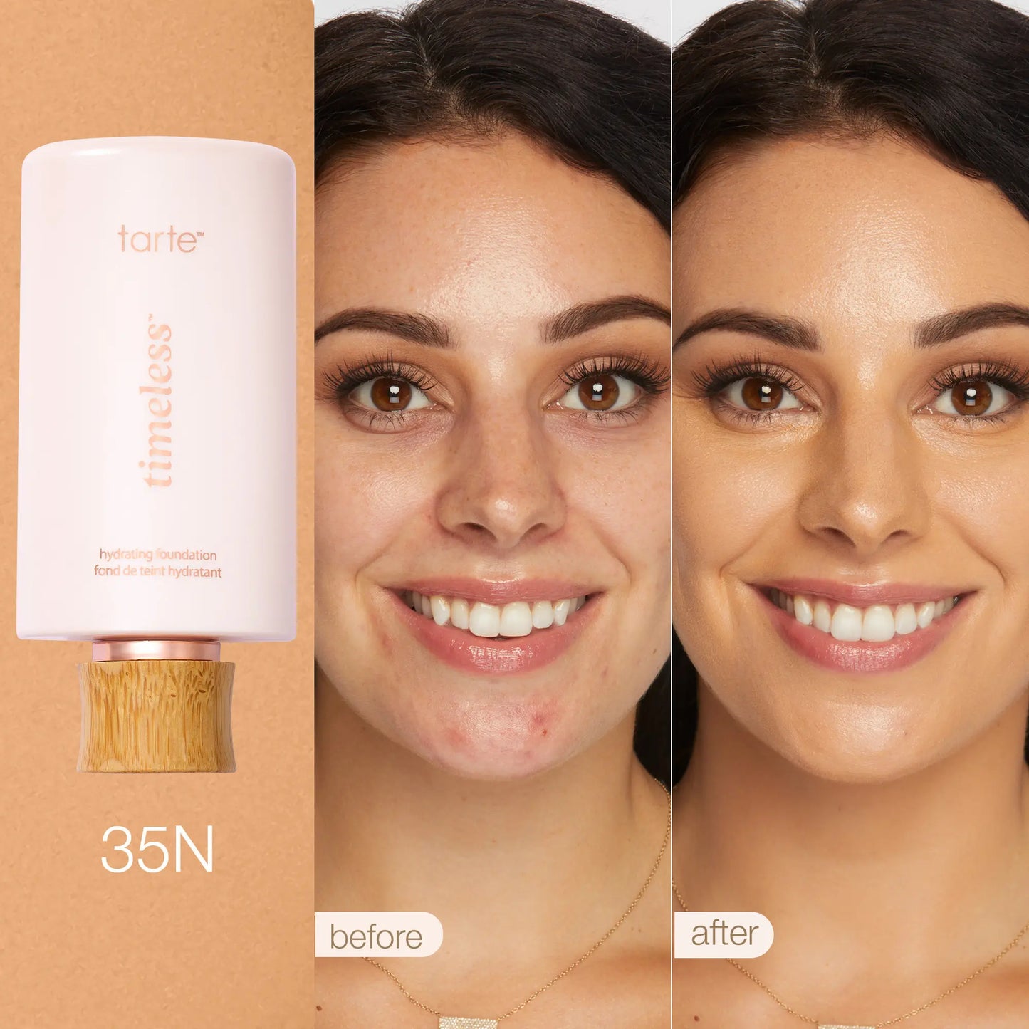 Tarte Timeless Hydrating Foundation & Serum Foundation Brush - Full Coverage Serum Foundation + FREE Brush