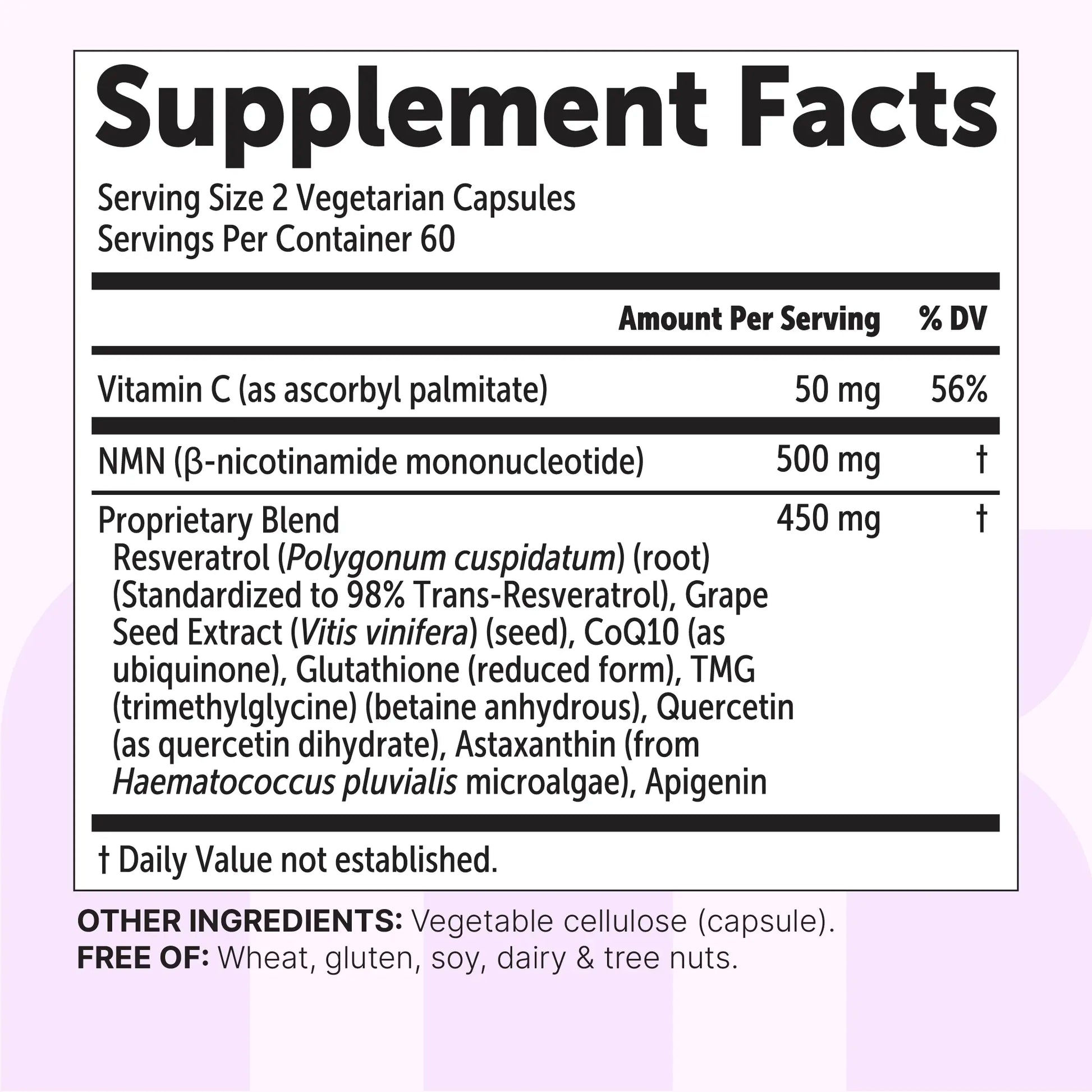 Micro Ingredients NMN Complex 1,000Mg per Serving, 10-1 Complex, Zero Filler, Pure NMN 500Mg with Vitamin C, Resveratrol, Coq10, TMG, Quercetin, & Glutathione | NAD+ Supplement Precursor